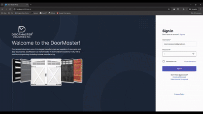 DMI web application project preview